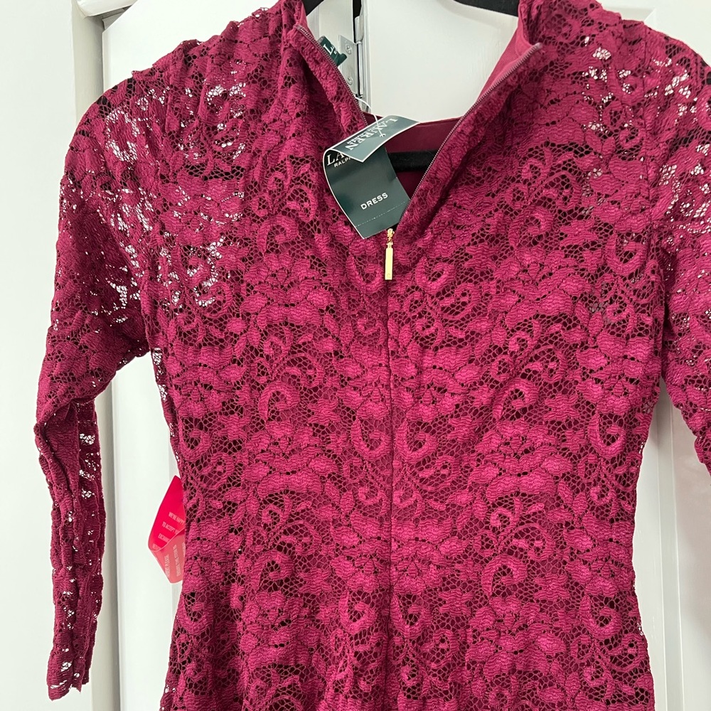 Beautiful lace design Ralph Lauren dress in two sizes